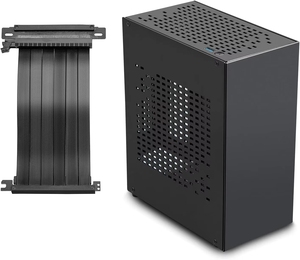 A07 MINI ITX PC Chassis Mini <b>Computer</b> Gaming Case Supports Small 1u PSU With PCIE3.0 Cable Aluminum Material and L - Product Image 2