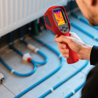 Cámara Termográfica Portátil de Alta Resolución LSJ E310 Plus 256x192, Cámara Infrarroja de 25Hz para Pruebas de Calefacción por Suelo Radiante y HVAC