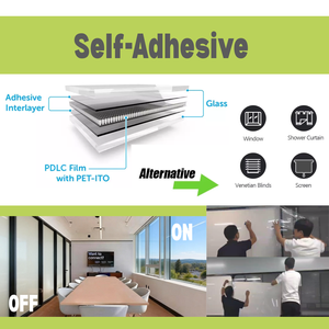 <span class=keywords><strong>Film</strong></span> intelligent PDLC certifié CE, étanche, télécommandé, <span class=keywords><strong>pour</strong></span> la confidentialité, la décoration des appartements, des fenêtres, des portes et des bureaux. - Product Image 3