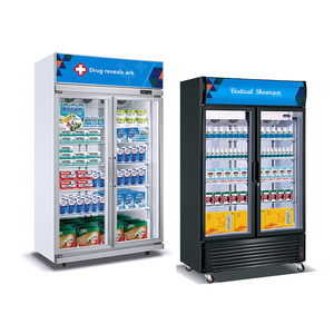 Frigorifero Verticale per Bevande con Porte in Vetro, Refrigeratore Commerciale per Pepsi e Coca Cola - Product Image 5