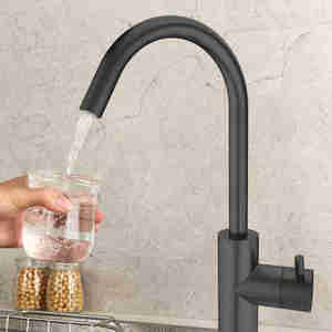 डोगो मैट ब्लैक स/nsf प्रमाणीकरण 3 तरह से सोंग 304 स्टेनलेस स्टील 3 तरह बुलबुला नल - Product Image 2