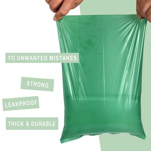 Lot de 20 sacs écologiques biodégradables pour déjections canines, haute qualité, logo personnalisé imprimé, vente en gros simple pour l'élimination des déchets d'animaux - Product Image 2