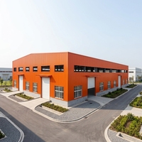 Structure en acier préfabriquée haute résistance sur mesure, entrepôt à grande portée, bâtiment à ossature métallique pour usine