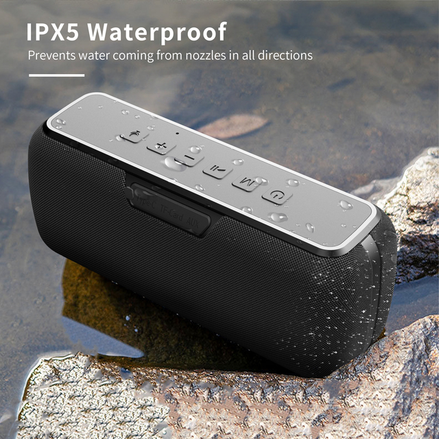 X8 for 5.0 Portable Speaker 60W Output Waterproof Design up to Rechargeable Battery Speaker for Home Theatre & Outdoor Use