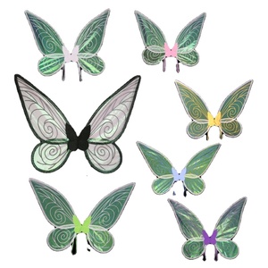 Ali da Fata per Halloween, Ali di Farfalla per Travestimenti, Costume da Principessa delle Fate Personalizzato per Bambine, Donne e Adulti, per Feste di Compleanno - Product Image 1