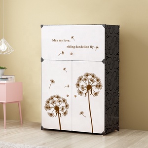 Scarpiera fai-da-te salvaspazio <span class=keywords><strong>con</strong></span> 3 ante, in plastica PP spessa, motivo dente di lupo, <span class=keywords><strong>con</strong></span> maniglia elegante - Product Image 5