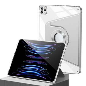 360 °   <span class=keywords><strong>Funda</strong></span> con Anillo Magnético Giratorio y Desmontable para <span class=keywords><strong>iPad</strong></span> 7/8/9 (<span class=keywords><strong>10.2</strong></span>") |   <span class=keywords><strong>Funda</strong></span> Protectora Transparente con Soporte Trasero - Product Image 3