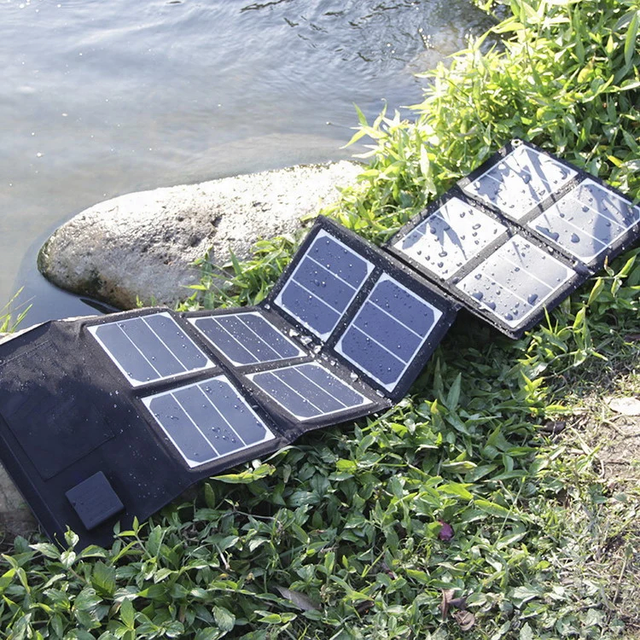 Best Selling PERC Foldable 18V 10W 15W 20W 30W 40W Portable Solar Panel Folding Flexible USB Solar Charger for Mobile Phone