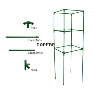 <b>Garden</b> Plant Support Frame Square Tomato Cages - Product Image 5