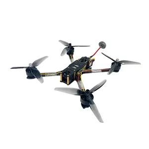 Kit de drone fpv de 7 polegadas, câmera profissional 4K de corrida, distância de transmissão de imagem de 5 km, drone fpv com asa fixa de longo alcance e GPS