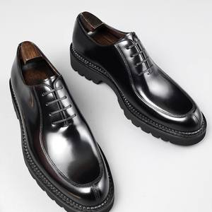 Zapatos Formales de Negocios para Hombre, Elegantes y Modernos, con Punta en Pico, Estilo Coreano, de Cuero, Versátiles - Product Image 3