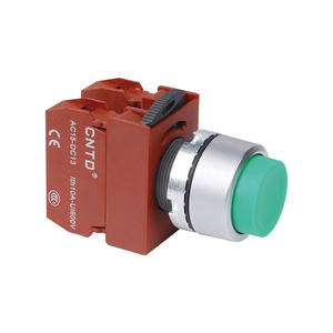 Interruptor de Botón Pulsador Convexo Auto-Reajustable CNTD Changde C2PNH, Apertura de 22, Material Plástico y Metálico para Control - Product Image 2