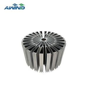 300 Wát <span class=keywords><strong>400</strong></span> Watt công suất cao COB LED Bảng điều chỉnh nhôm tản nhiệt 173 mét ánh sáng hồ cá tản nhiệt cho mỗi Tubi diametro 140 Mét - Product Image 3