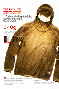 Felpa con Cappuccio <span class=keywords><strong>Thermolite</strong></span> Leggera, Calda, Casual, Vintage, Confortevole, in Pile Air 340g, Tinta Unita - Product Image 4