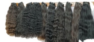 613 Burmese Curly Human Hair <b>Wig</b> Raw Cuticle Aligned Machine Made Double Weft Natural <b>Blonde</b> Hair Bundles Extensions Remy Hair - Product Image 4