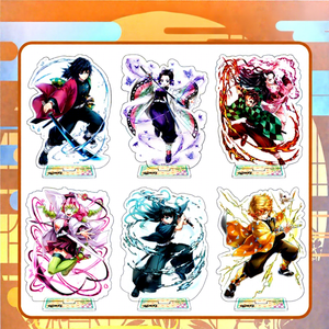 51 Estilos Tomioka Giyuu Agatsuma Zenitsu Kochou <span class=keywords><strong>Shinobu</strong></span> Figura de Anime Acrílica, Base de Exhibición, Modelo de Escritorio, Regalo, Adorno - Product Image 1