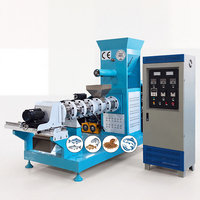 Nouvelle machine extrudeuse de granulés pour aliments pour chiens, 1 tonne/h, en acier au carbone, haute sécurité pour la production d'aliments pour animaux de compagnie