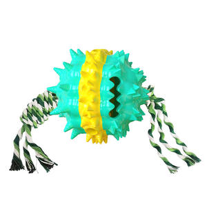 צעצועי כלבים מחומר TPR עם תכונות של פיזור אוכל, צלילים, גריסה ומשחק משיכה - Product Image 6