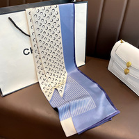Écharpe en Soie de Mûrier Double Couche Imprimée de Hangzhou pour Femme - Cadeau de Luxe Printemps/Automne pour la Fête des Mères et les Mariages
