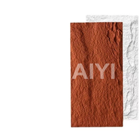 Couleur et style personnalisés polyuréthane pierre artificielle décorative effet de texture naturelle pierre de placage 3D PU panneau mural