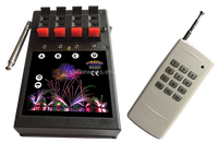 Système de tir de fontaine de glace avec télécommande, émetteur sans fil à 4 canaux, pour l'application de feux d'artifices de pyrotechniques, scène d'allumage froide