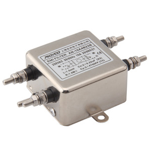 ฟิลเตอร์กรองสัญญาณรบกวน Anzhou EMI รุ่น AN-10A4B23B 250VAC 10A พร้อมใบรับรอง CE สำหรับลดสัญญาณรบกวนในสายไฟ - Product Image 1