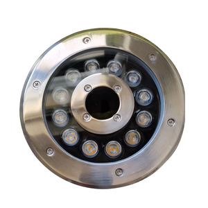 Projecteur LED pour Fontaine en Acier Inoxydable 6W 68mm Étanche IP68 Anneau Rond 5000K Lumière du Jour 6 LED DC12V Ra90 Garantie 3 Ans - Product Image 1