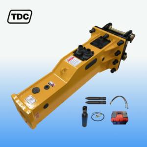 130mm martelo hidráulico PC200 PC210 PC220 Cat320 escavadeira disjuntor hidráulico - Product Image 1