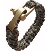Bracelet en paracorde tressé pour le 4 juillet, bracelet tactique de survie pour hommes