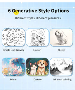 Imprimante thermique sans encre pour enfants Ama Zon / <span class=keywords><strong>TikTok</strong></span>, boîte d'autocollants AI, mini-imprimante à commande vocale, texte vers image, jouet de gribouillage pour enfants - Product Image 5