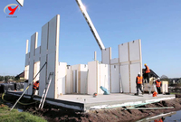 Panneaux sandwich en fibrociment ou OSB Sips 4x8 pieds pour murs ou toitures, système de construction modulaire