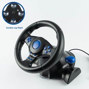 <span class=keywords><strong>Volante</strong></span> <span class=keywords><strong>de</strong></span> Juego con Vibración Tres <span class=keywords><strong>en</strong></span> Uno, con Cable, para <span class=keywords><strong>PS2</strong></span>/PC, Compatibilidad Universal - Product Image 2