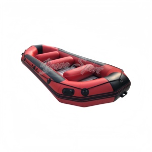 Radeau <span class=keywords><strong>de</strong></span> <span class=keywords><strong>sauvetage</strong></span> flottant en PVC gonflable <span class=keywords><strong>de</strong></span> haute qualité 480 cm CE 0,9/1,2 mm pour 11 personnes, pour eaux vives - Product Image 1