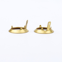 Support de lampe en laiton massif, pièce estampée en métal, base de douille d'ampoule, anneau de support de lampe pour accessoires d'éclairage, OEM personnalisé