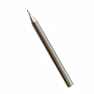 Fraise à queue <span class=keywords><strong>micro</strong></span>-carrée de haute précision en carbure de tungstène HRC55 sur mesure, 2-4 dents, pour aluminium, vente en gros - Product Image 3