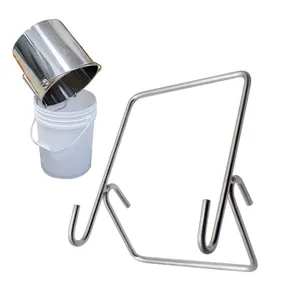 New nuôi ong của mật ong xô với đứng Công cụ 201 thép không gỉ Lược Jar thiết bị 1 năm bảo hành - Product Image 2