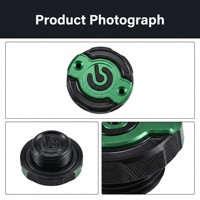 Bouchon de réservoir de carburant universel anodisé de rechange, haute précision, durable, pour moto tout-terrain, CNC 6061T6, couvercle de réservoir anti-fuite scellé Sur Ron