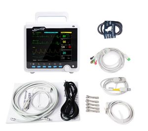 Monitor Multiparamétrico Fácil de Usar para Hospitales Veterinarios, Equipo Médico Multiparamétrico para Animales - Product Image 3