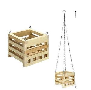 <span class=keywords><strong>Pot</strong></span> de fleurs <span class=keywords><strong>suspendu</strong></span> carré moderne en bois émaillé <span class=keywords><strong>pour</strong></span> orchidées artificielles, personnalisable, <span class=keywords><strong>pour</strong></span> intérieur/extérieur, vente en gros - Product Image 5