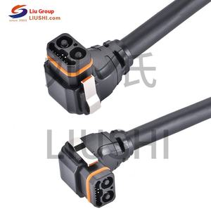 3つのプルーフ電気オートバイ充電コネクタ2 + 1 + 10銅接触防水リチウム電池プラグとソケット付き有線 - Product Image 3