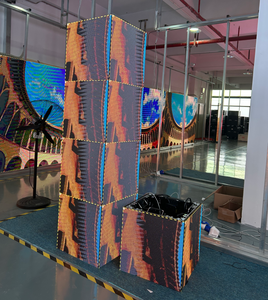 แผงวงจรสัญญาณดิจิตอลโมดูลแสดงผล LED ยืดหยุ่นโค้งนิ่มแบบสี P2.5ในร่มความละเอียดสูง - Product Image 1