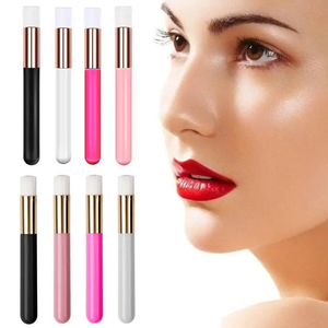 Pinceau <span class=keywords><strong>mousse</strong></span> pour les yeux avec logo personnalisé en gros outil de beauté de marque privée de haute qualité avec manche en bois pour le visage et les correcteurs - Product Image 1