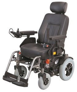 Silla de ruedas eléctrica con motor de cepillo con baterías de plomo-ácido para personas mayores discapacitadas - Product Image 2
