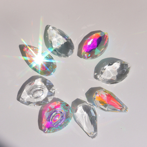 K9 Prism <b>Crystal</b> <b>Crystal</b> Lighting Lamp Pendant <b>Beads</b> Raindrop SunCatcher for Jewelry Making - Product Image 1