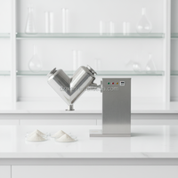 Mélangeur commercial de poudre sèche en V de Kitchen Aid 2L 5L10L Mélangeur planétaire de poudre sèche à ruban