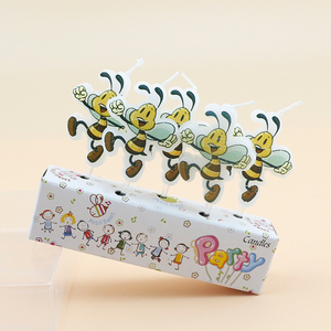 Incroyable bougie d'<span class=keywords><strong>anniversaire</strong></span> abeille naturelle bougie d'<span class=keywords><strong>anniversaire</strong></span> drôle <span class=keywords><strong>pour</strong></span> décoration de gâteau - Product Image 5