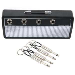 Boîte de rangement pour fiches de <span class=keywords><strong>guitare</strong></span>, <span class=keywords><strong>support</strong></span> mural pour <span class=keywords><strong>amplificateur</strong></span> de <span class=keywords><strong>guitare</strong></span>, <span class=keywords><strong>support</strong></span> pour clés avec 4 porte-clés - Product Image 2