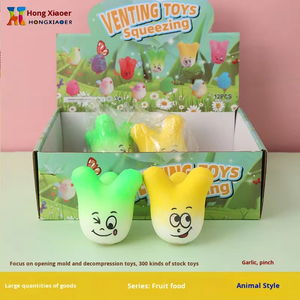 Spring Onion Silicone Squishy Stress Relief Sensory Fidget <b>Toy</b> for Unisex Office <b>Desk</b> Use Wholesale - Product Image 3