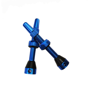 Haute Qualité 110mm Tubeless Vélo Presta Valve Anodisé Bleu En Alliage D'aluminium Premium Prestigieux Tubeless Vélo Accessoires - Product Image 3