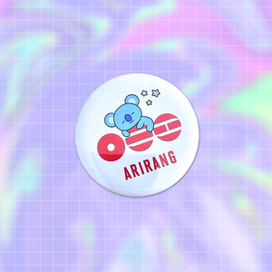 Badge en métal <span class=keywords><strong>du</strong></span> tournée mondiale Arirang des Bangtan Boys 2026, broche de <span class=keywords><strong>dessin</strong></span> <span class=keywords><strong>animé</strong></span> BT21, souvenir pour fans |   Badge personnalisé pressé à la main - Product Image 4